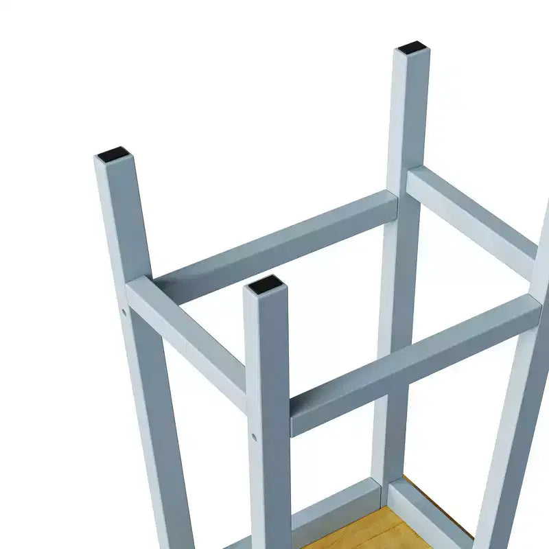 Tabouret de bar en bois massif, 65 cm, tabouret de bar style ferme avec repose-pieds
