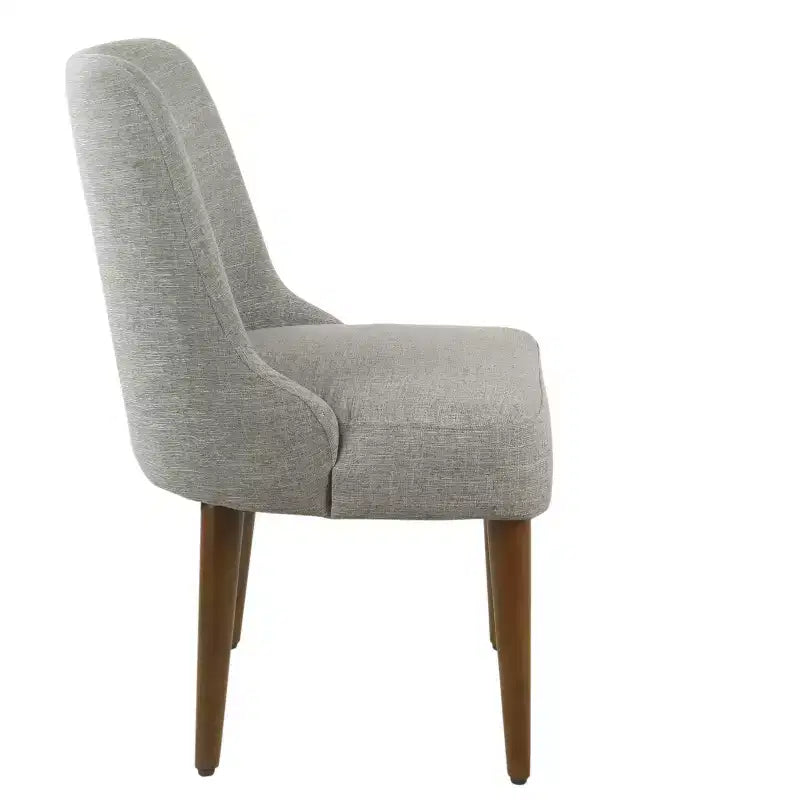 Chaise d'appoint en osier gris