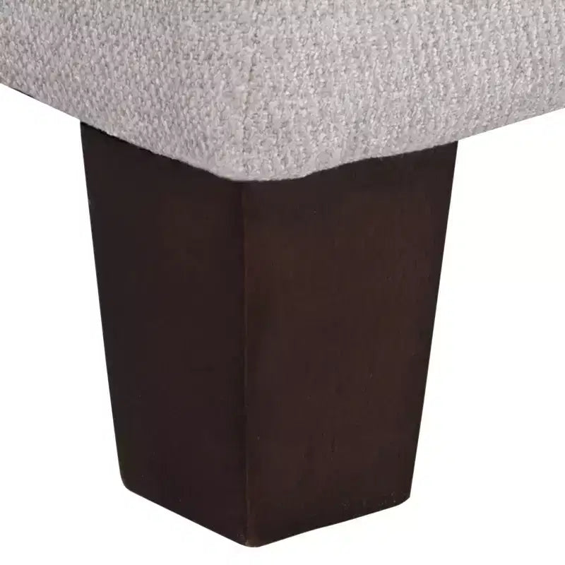 Banc de rangement capitonné
