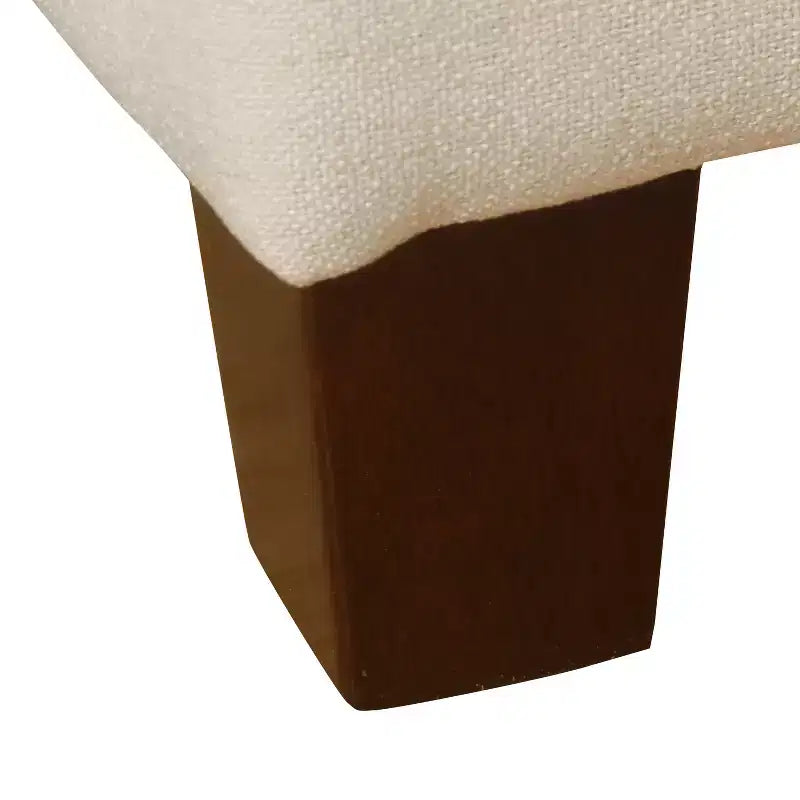Banc de rangement capitonné