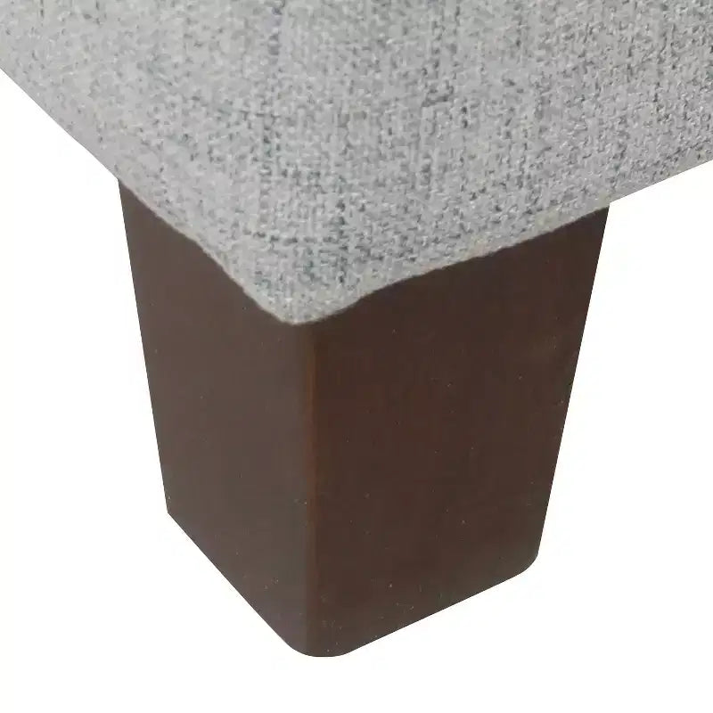Banc de rangement capitonné