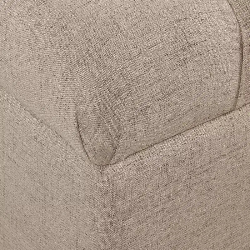 Banc de rangement capitonné