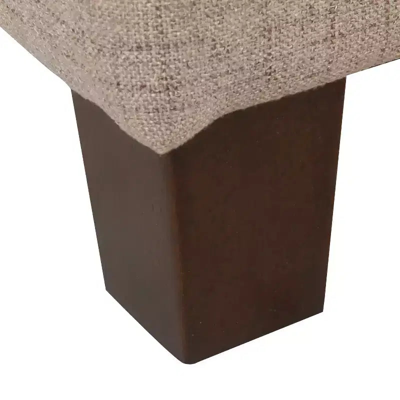 Banc de rangement capitonné
